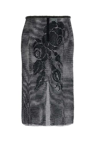 Magda Butrym Black Crochet Skirt - Magda Butrym - Modalova