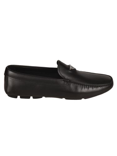 Prada Logo Plaque Loafers - Prada - Modalova