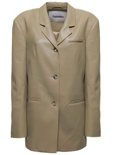 Marsey Vegan Leather Blazer - Nanushka - Modalova