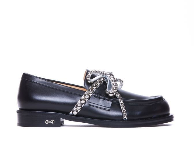 Mach & Mach Crystal Studs Loafers - Mach & Mach - Modalova