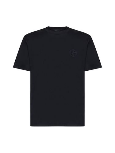 Cotton T-shirt With Logo - Giorgio Armani - Modalova