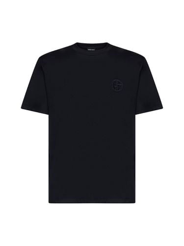 Cotton T-shirt With Logo - Giorgio Armani - Modalova