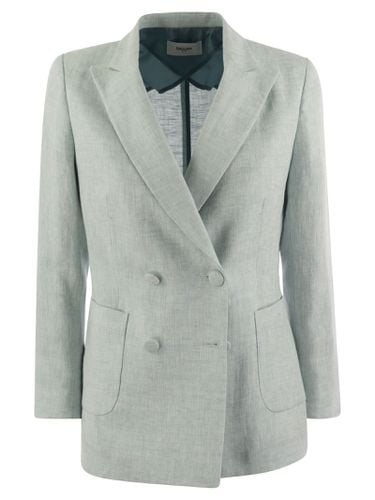 Assunta - Double-breasted Linen Jacket - Saulina Milano - Modalova