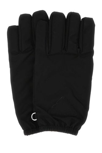 Prada Black Re-nylon Gloves - Prada - Modalova