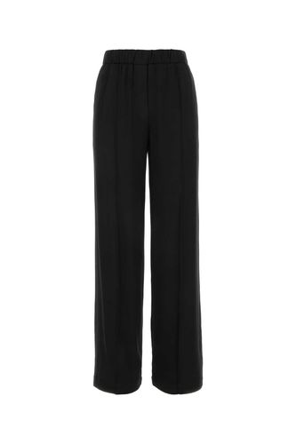 Loewe Black Satin Pant - Loewe - Modalova