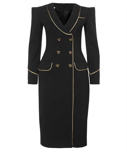 Double Breasted Blazer Dress - Moschino - Modalova