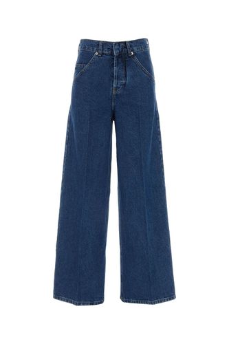 Denim Wide-leg Jeans - Philosophy di Lorenzo Serafini - Modalova