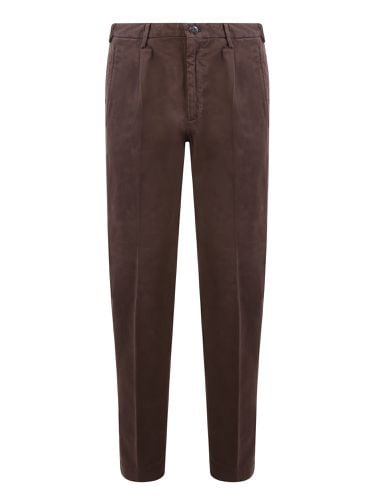 Incotex Brown Straight Leg Pants - Incotex - Modalova