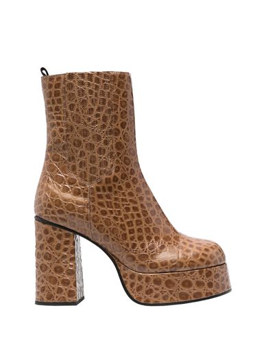 Printed Leather Platform Boots - Etro - Modalova