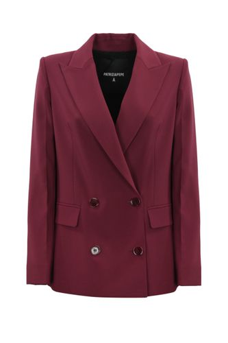 Double-breasted Crepe Blazer - Patrizia Pepe - Modalova