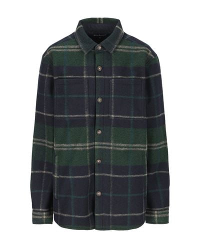 Checked Long-sleeved Overshirt - Barbour - Modalova