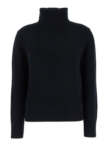 High Neck Sweater In Wool And Cashmere Woman - Allude - Modalova