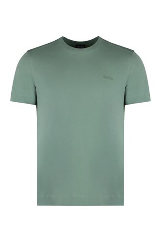 Zegna Cotton Crew-neck T-shirt - Zegna - Modalova