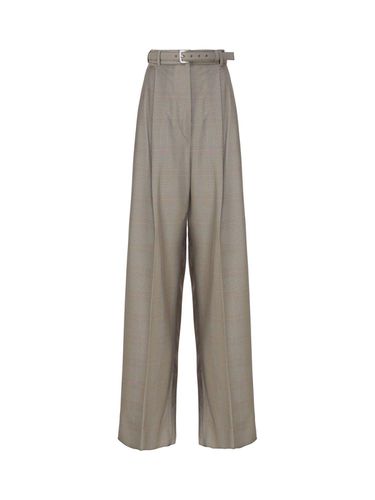 Belted Straight Leg Trousers - SportMax - Modalova