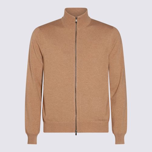 Malo Beige Wool Knitwear - Malo - Modalova