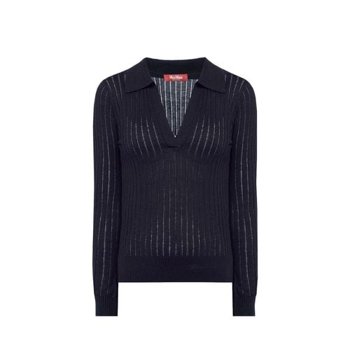 Studio Caduca Ribbed V-neck Sweater - Max Mara Studio - Modalova