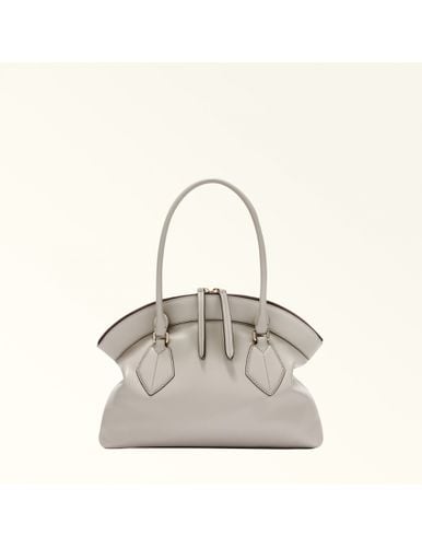 Erica Leather Shopping Bag Color - Furla - Modalova