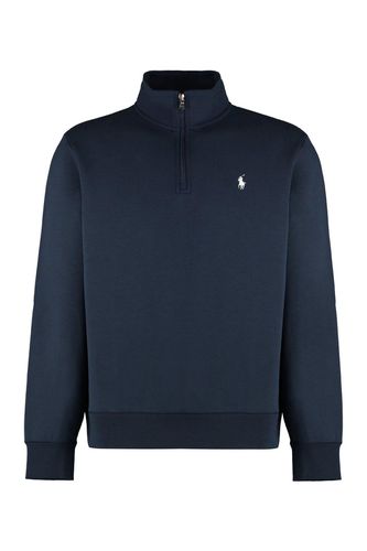 Ribbed Edge Half Zipped Jumper - Ralph Lauren - Modalova