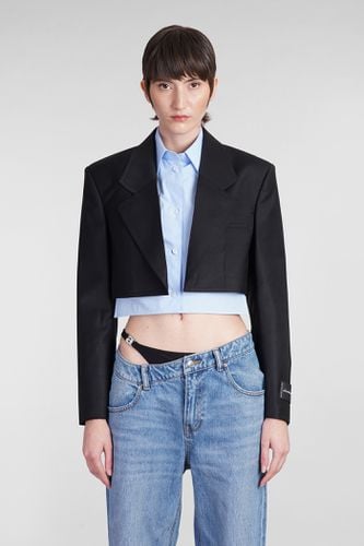 Alexander Wang Blazer In Black Wool - Alexander Wang - Modalova