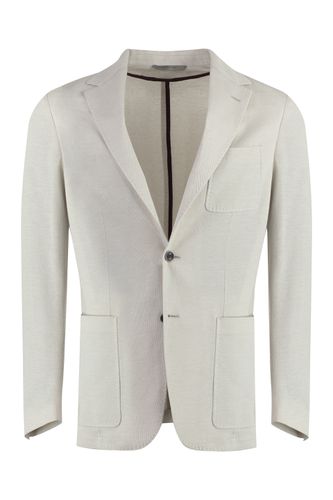 Canali Cotton Blend Blazer - Canali - Modalova