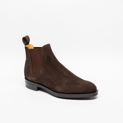 Edward Green Espresso Suede Boot - Edward Green - Modalova