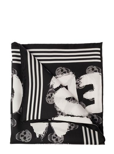 Mcqueen Graffiti Biker Scarf - Alexander McQueen - Modalova