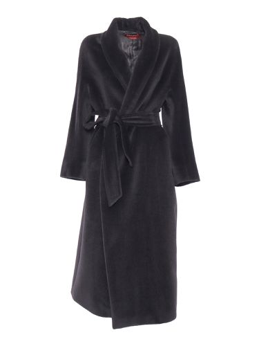 Max Mara Studio Usa Black Coat - Max Mara Studio - Modalova