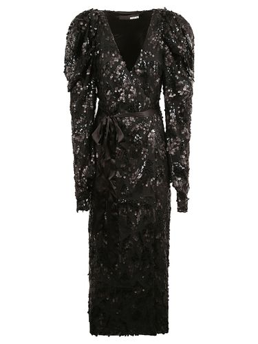 Sequin Midi Wrap Dress - Rotate by Birger Christensen - Modalova