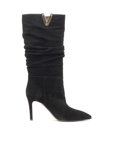 Golden V + Stiletto Heel Boots - Via Roma 15 - Modalova