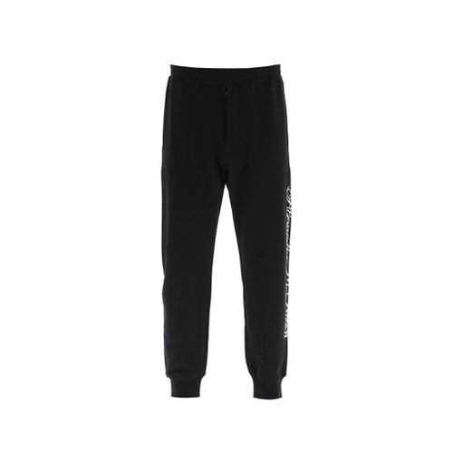 Alexander McQueen Logo Cotton Pants - Alexander McQueen - Modalova