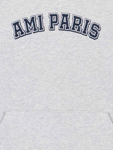 Paris Logo Hoodie - Ami Alexandre Mattiussi - Modalova