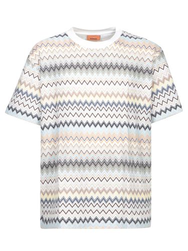 Zigzag Crewneck Knitted T-shirt - Missoni - Modalova