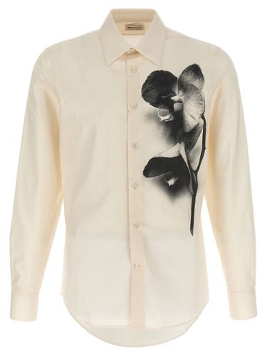 Alexander McQueen Ink Flower Shirt - Alexander McQueen - Modalova