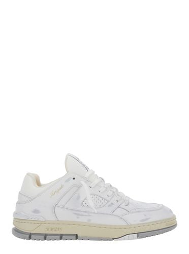 Area Cloud Low Top Sneakers With Laminated Leather In Leather Blend Man - Axel Arigato - Modalova