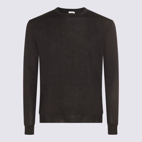 Malo Black Wool Knitwear - Malo - Modalova