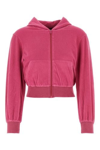 Balenciaga Pink Chenille Sweatshirt - Balenciaga - Modalova