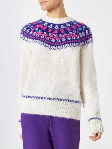 Woman Nordic Sweater With Cortina Embroidery - MC2 Saint Barth - Modalova