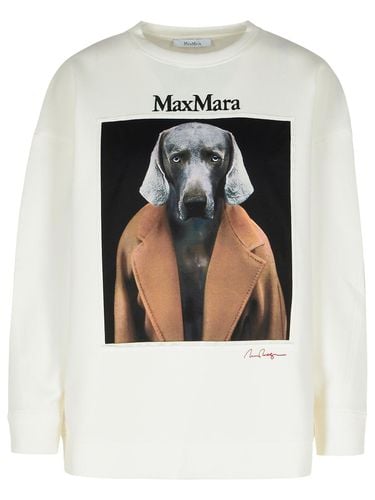 Logo Embroidered Crewneck Sweatshirt - Max Mara - Modalova