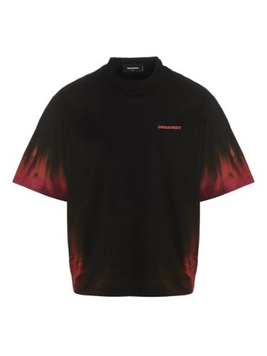 Dsquared2 T-shirt d2 Flame Drop - Dsquared2 - Modalova