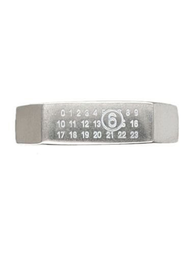 MM6 Maison Margiela Logo Ring - MM6 Maison Margiela - Modalova