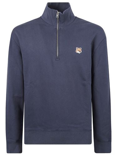 Fox Head Patch Comfort Sweatshirt - Maison Kitsuné - Modalova