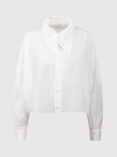 Technical Cotton Cropped Shirt - Philosophy di Lorenzo Serafini - Modalova