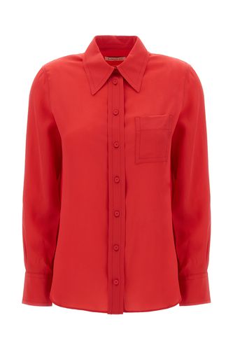 Lanvin Red Silk Shirt - Lanvin - Modalova