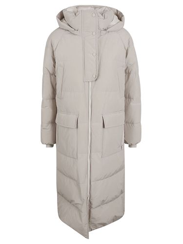 Zip-up Padded Hooded Coat - Brunello Cucinelli - Modalova