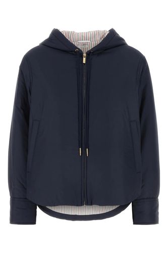 Blue Polyester Down Jacket - Thom Browne - Modalova