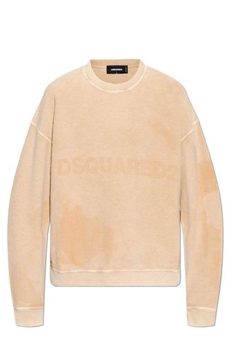 Logo Detailed Crewneck Sweatshirt - Dsquared2 - Modalova