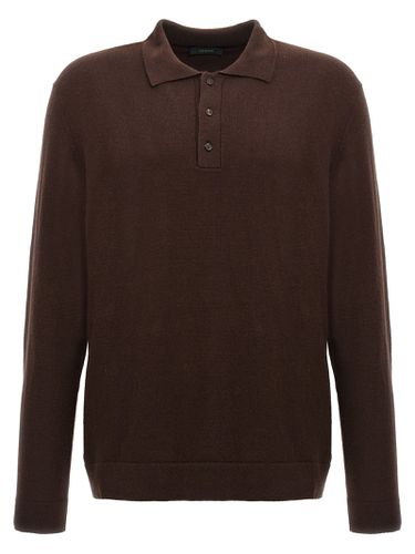 Zanone Cashmere Wool Polo Shirt - Zanone - Modalova