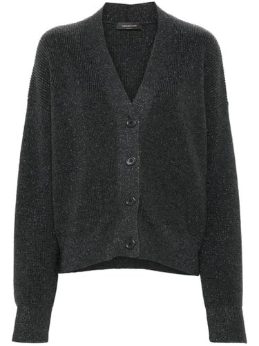 Virgin Wool Blend Cardigan - Fabiana Filippi - Modalova