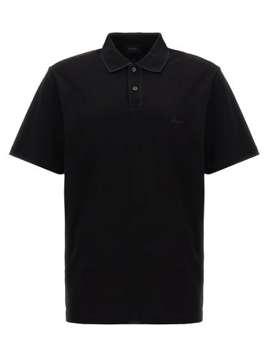 Brioni Logo Embroidery Polo Shirt - Brioni - Modalova