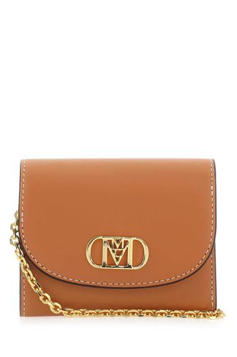 Caramel Leather Mini Mode Travia Wallet - MCM - Modalova